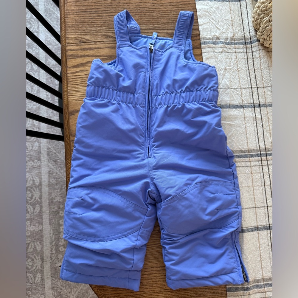 Toddler LLBean Cold Buster Snow Bib Snowpants 12-18 Months Violet